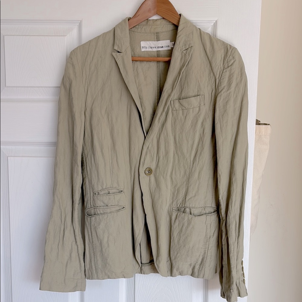 Crinkled Blazer